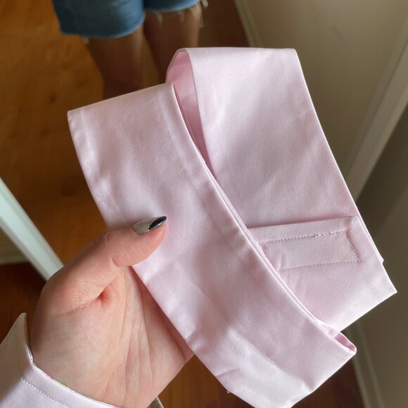 Essex Classics Coolmax Straight Collar Shirt Pink 16 - Picture 5 of 5